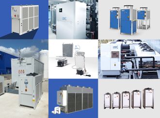 Eight different images of products & solutions in the environment & application.